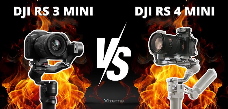 DJI RS 4 Mini vs. DJI RS 3 Mini - Aký je rozdiel|porovnanie|recenzia|Xtreme.sk
