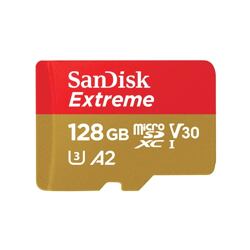 SanDisk Extreme - 128GB microSDXC UHS-I A2 U3 V30