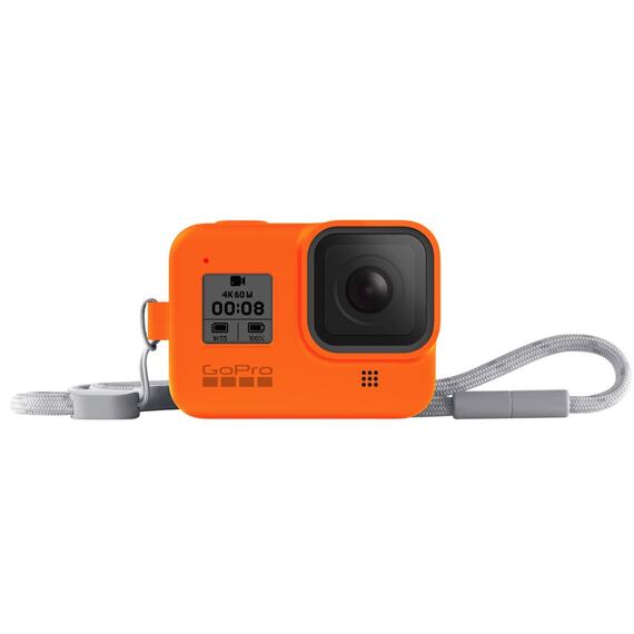 GoPro - Sleeve + Lanyard - Orange (HERO8) GoPro - Sleeve + Lanyard - Orange (HERO8)