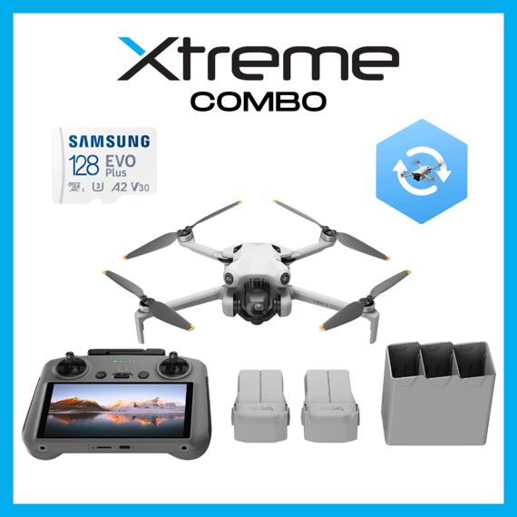 DJI Mini 4 Pro (DJI RC 2) - Xtreme Combo DJI Mini 4 Pro (DJI RC 2) - Xtreme Combo