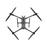 DJI Matrice 400 - Štyriotočkový technický dron so stredovou kamerou a rozloženými vrtuľami pripravený na let.